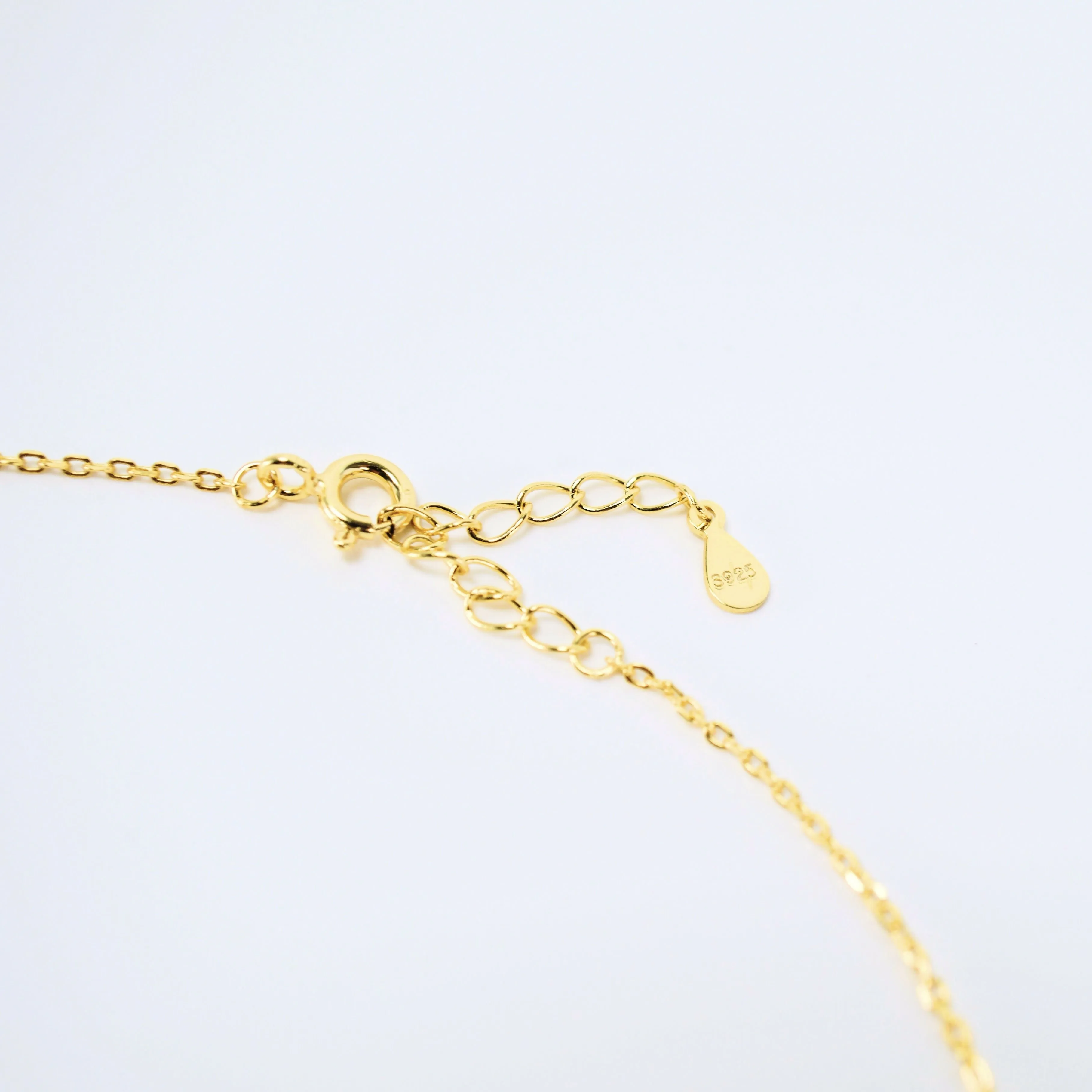 Malachite Necklace Square Pendant 18K Gold Vermeil sold by Roxie’s Picks product image thumbnail 4