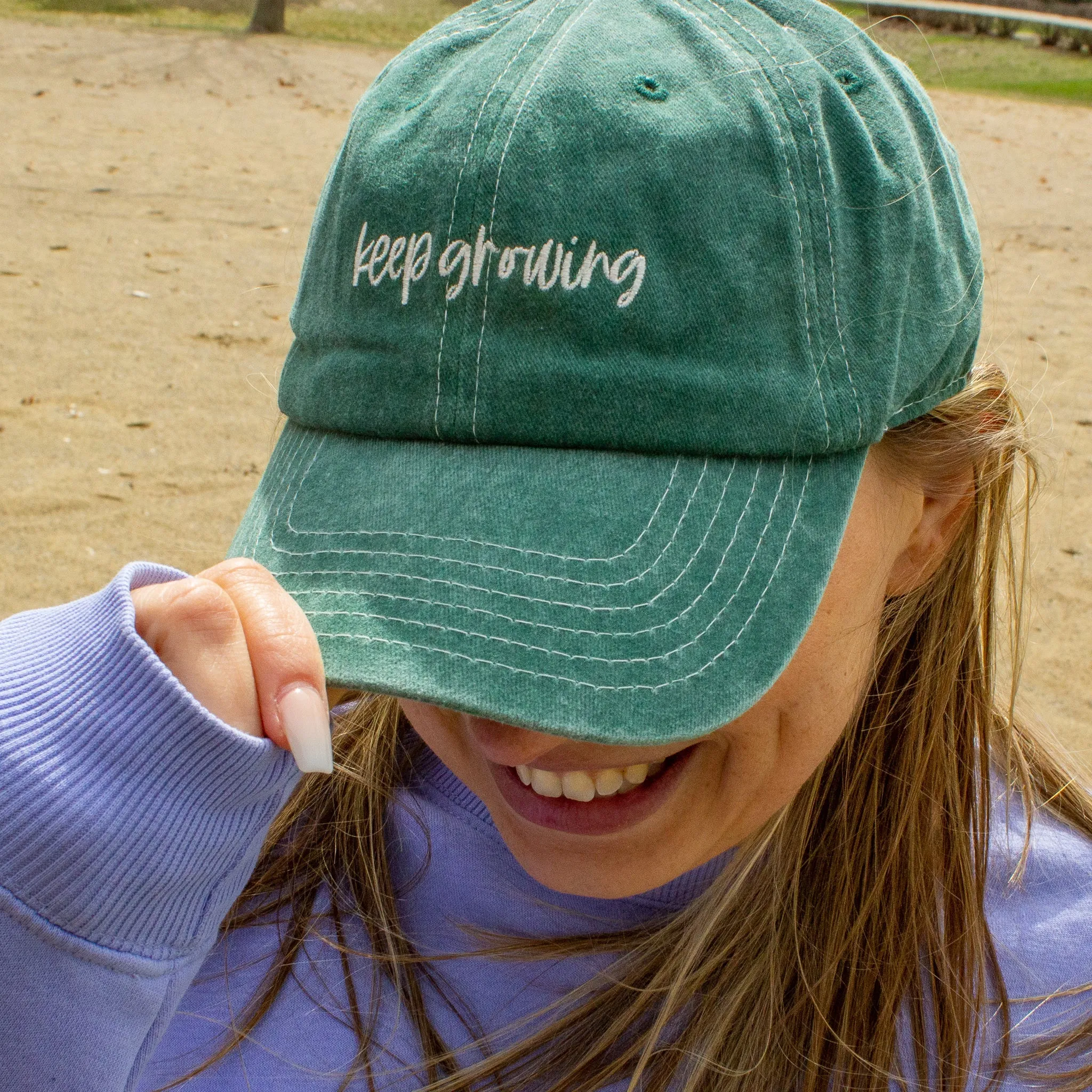 Keep Growing Happy Hat sold by Roxie’s Picks product image thumbnail 2