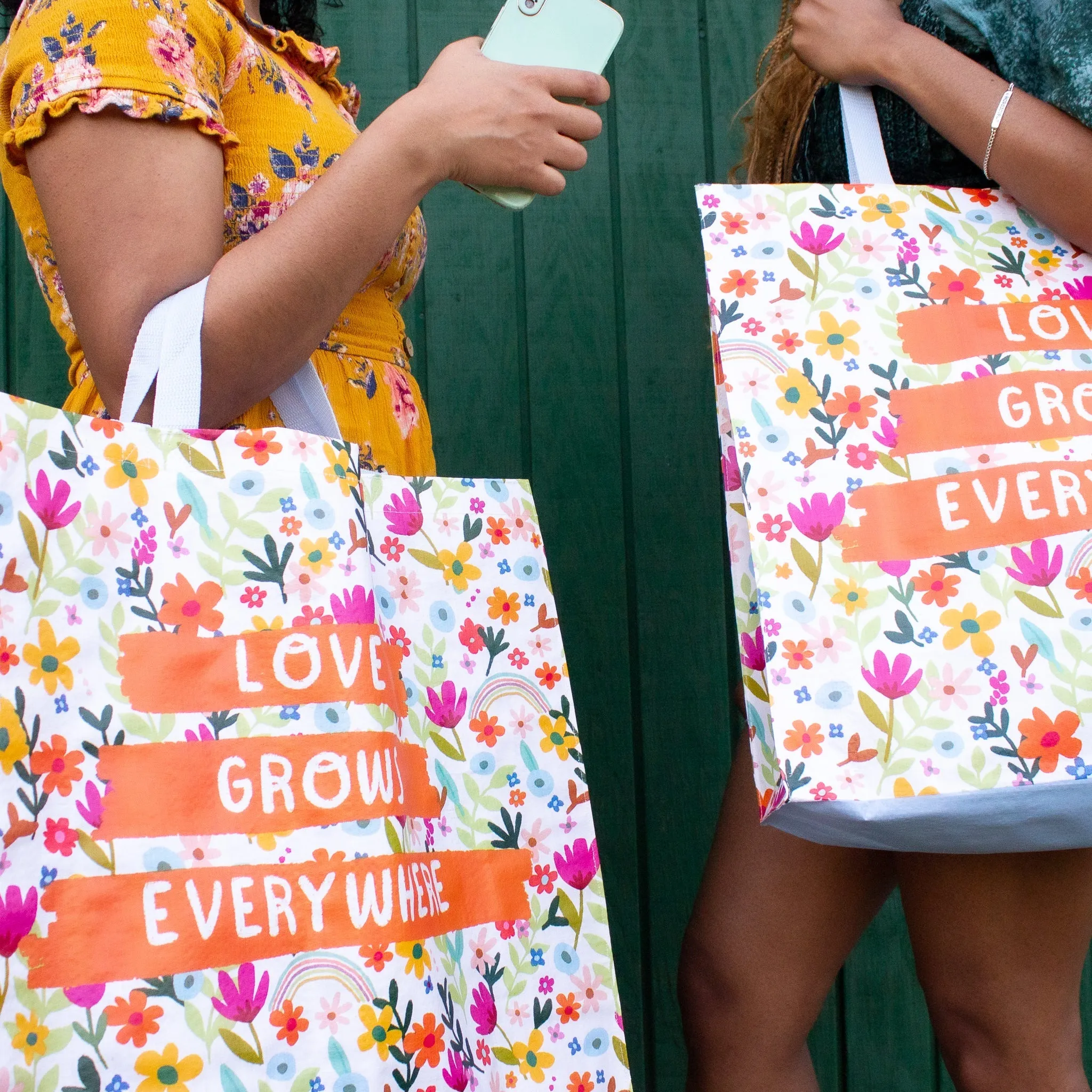 Love Grows Jumbo Beach Tote sold by Roxie’s Picks product image thumbnail 4