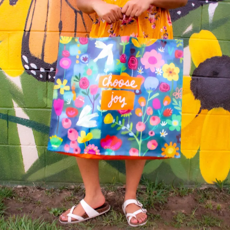 Choose Joy Jumbo Beach Tote sold by Roxie’s Picks