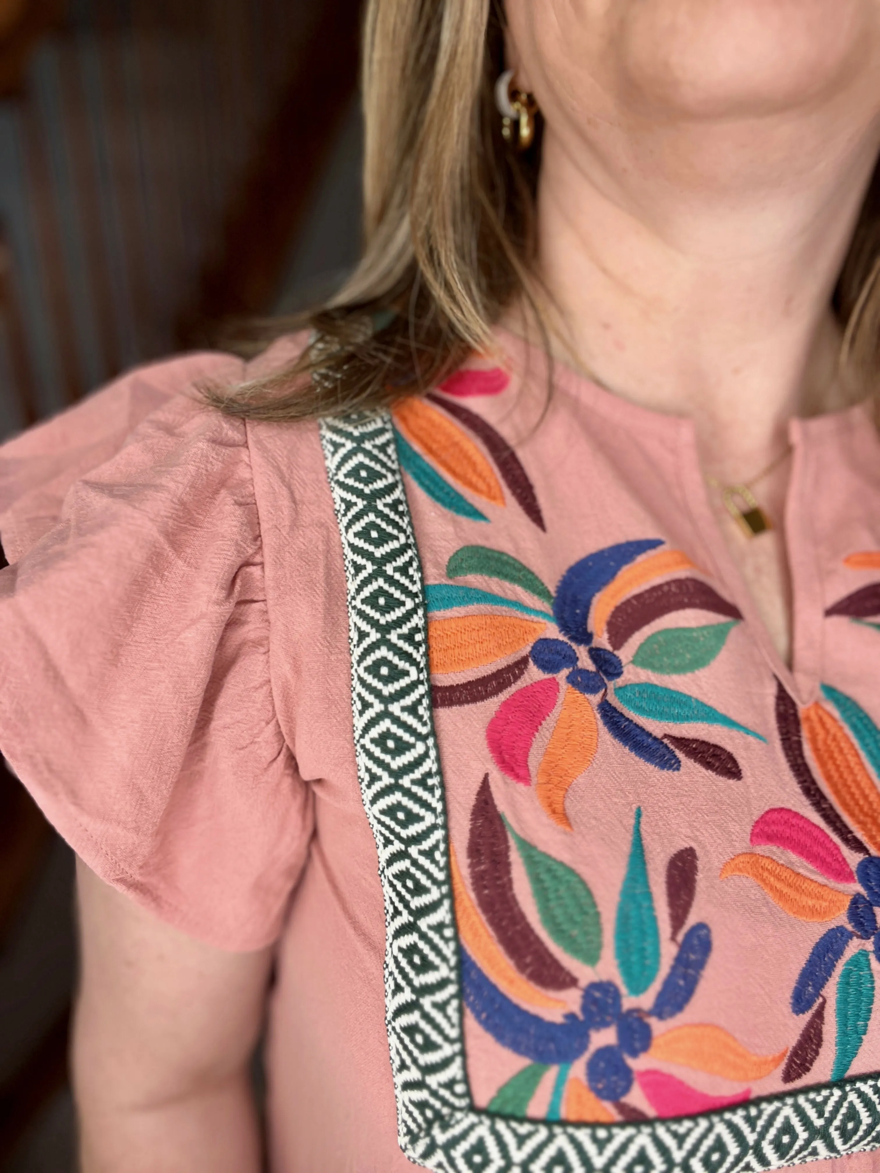 Fly to the Sun Embroidered Top sold by Roxie’s Picks product image thumbnail 5