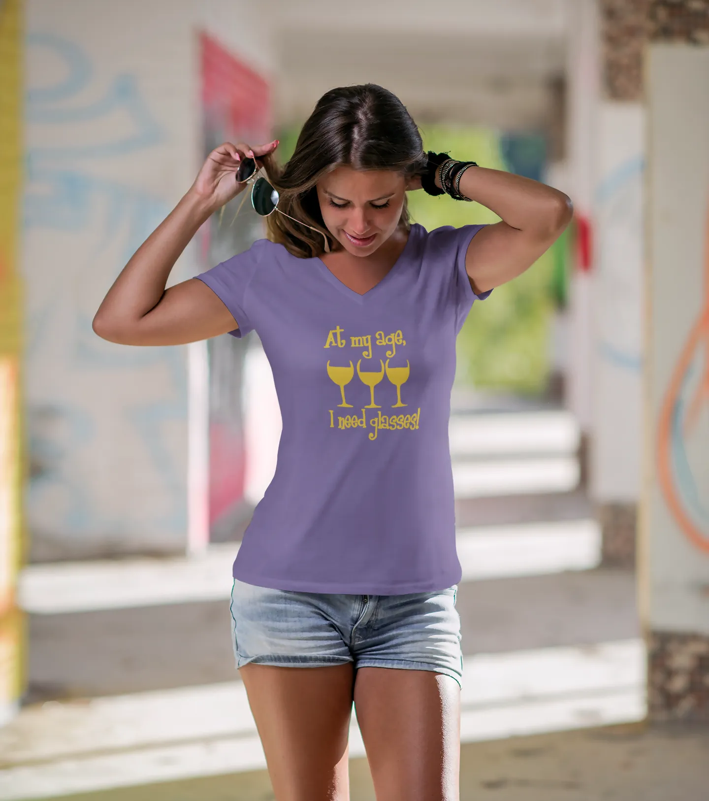 Glittery Super Soft Wine Tee's sold by Roxie’s Picks product image thumbnail 4