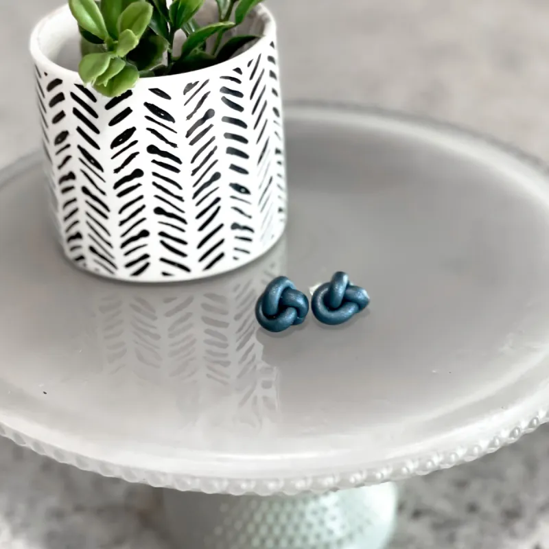 Knotted Studs made by Roxie’s Picks