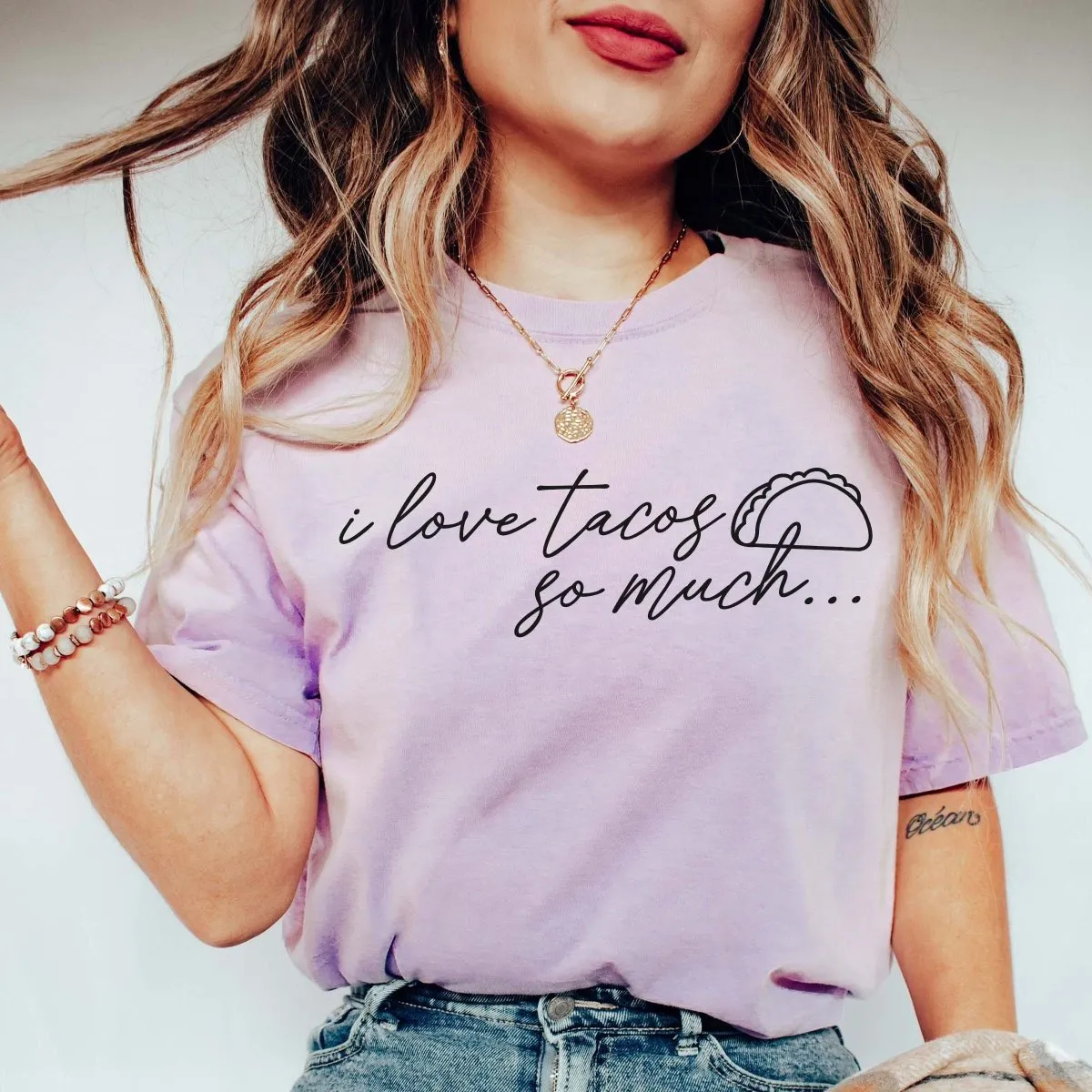 I Love Tacos So Much Comfort Color Tee sold by Roxie’s Picks product image thumbnail 5