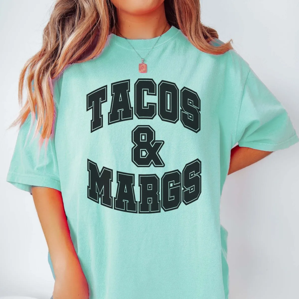 Tacos & Margs Comfort Color Tee sold by Roxie’s Picks product image thumbnail 2