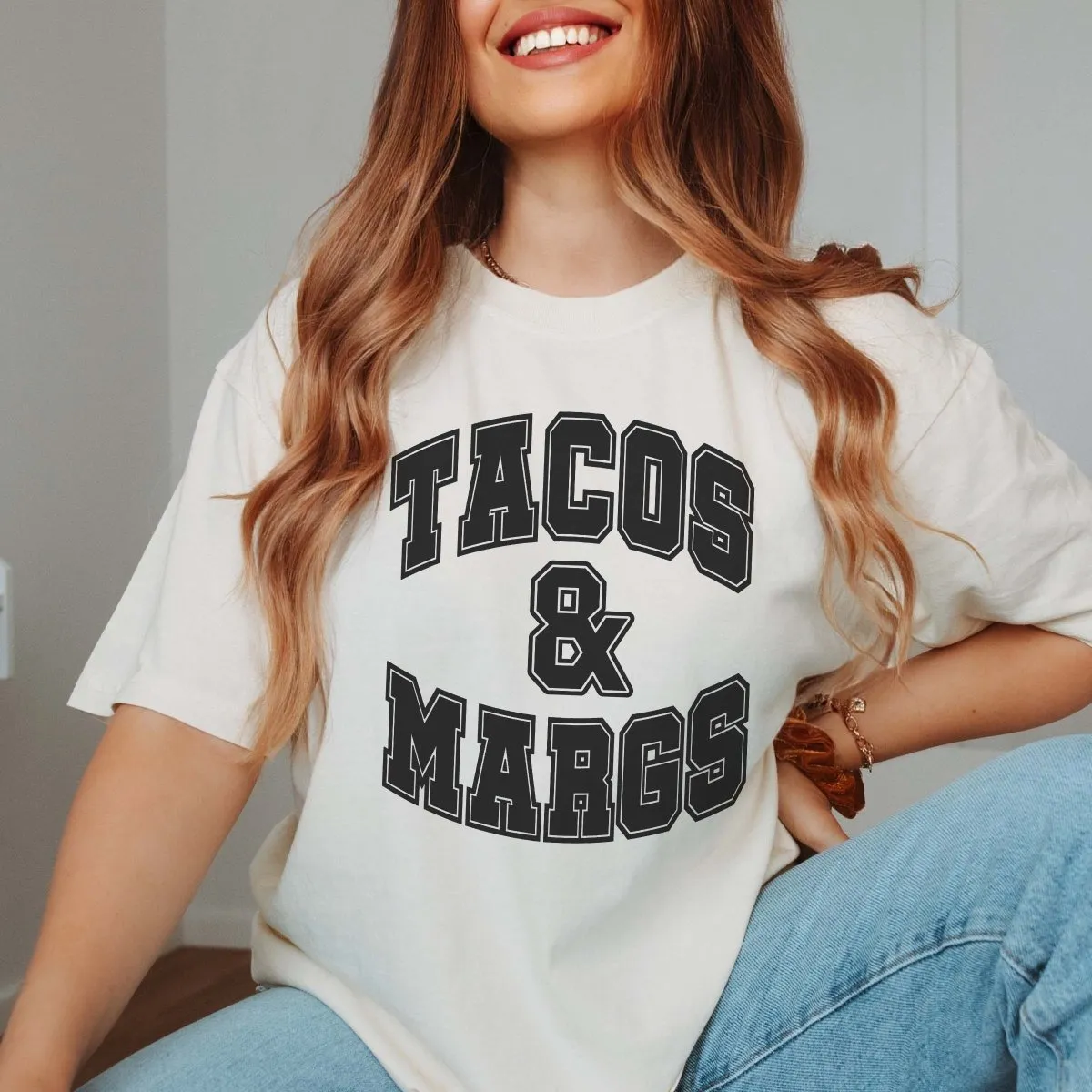 Tacos & Margs Comfort Color Tee sold by Roxie’s Picks product image thumbnail 3