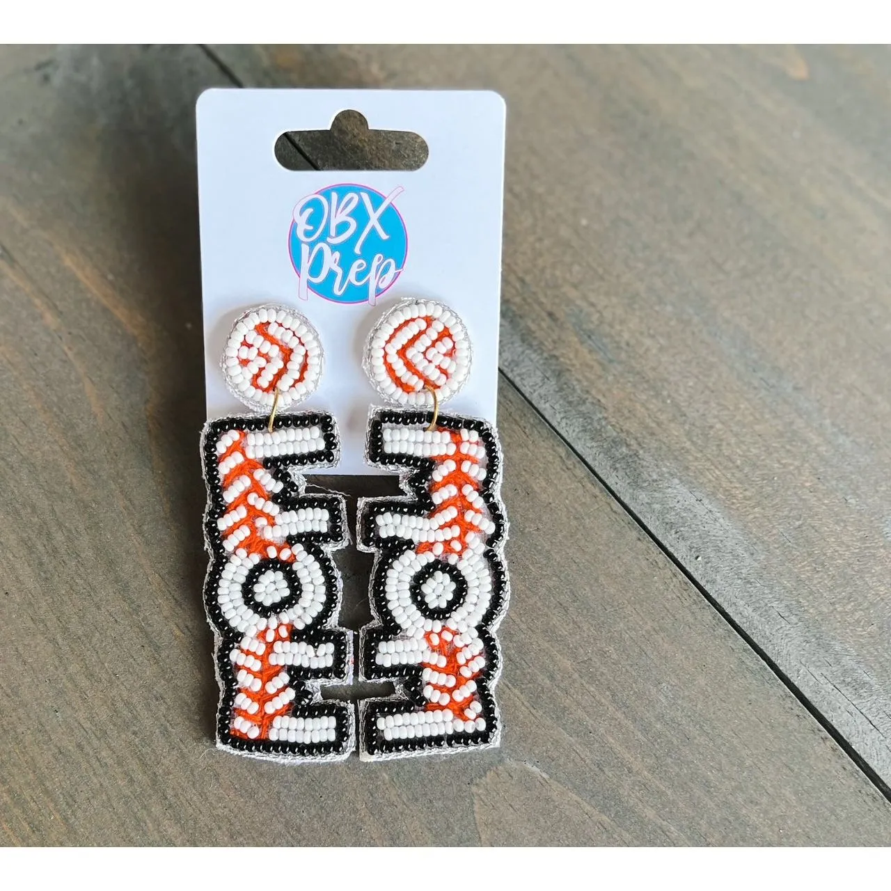 Baseball Mom Seed Beaded Earrings sold by Roxie’s Picks product image thumbnail 2