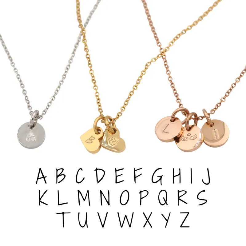 Charmed Love Dainty Initial Necklace sold by Roxie’s Picks