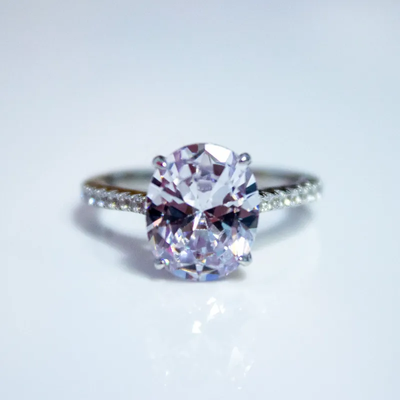 "The Diana" 3 Carat Oval Engagement Ring sold by Roxie’s Picks