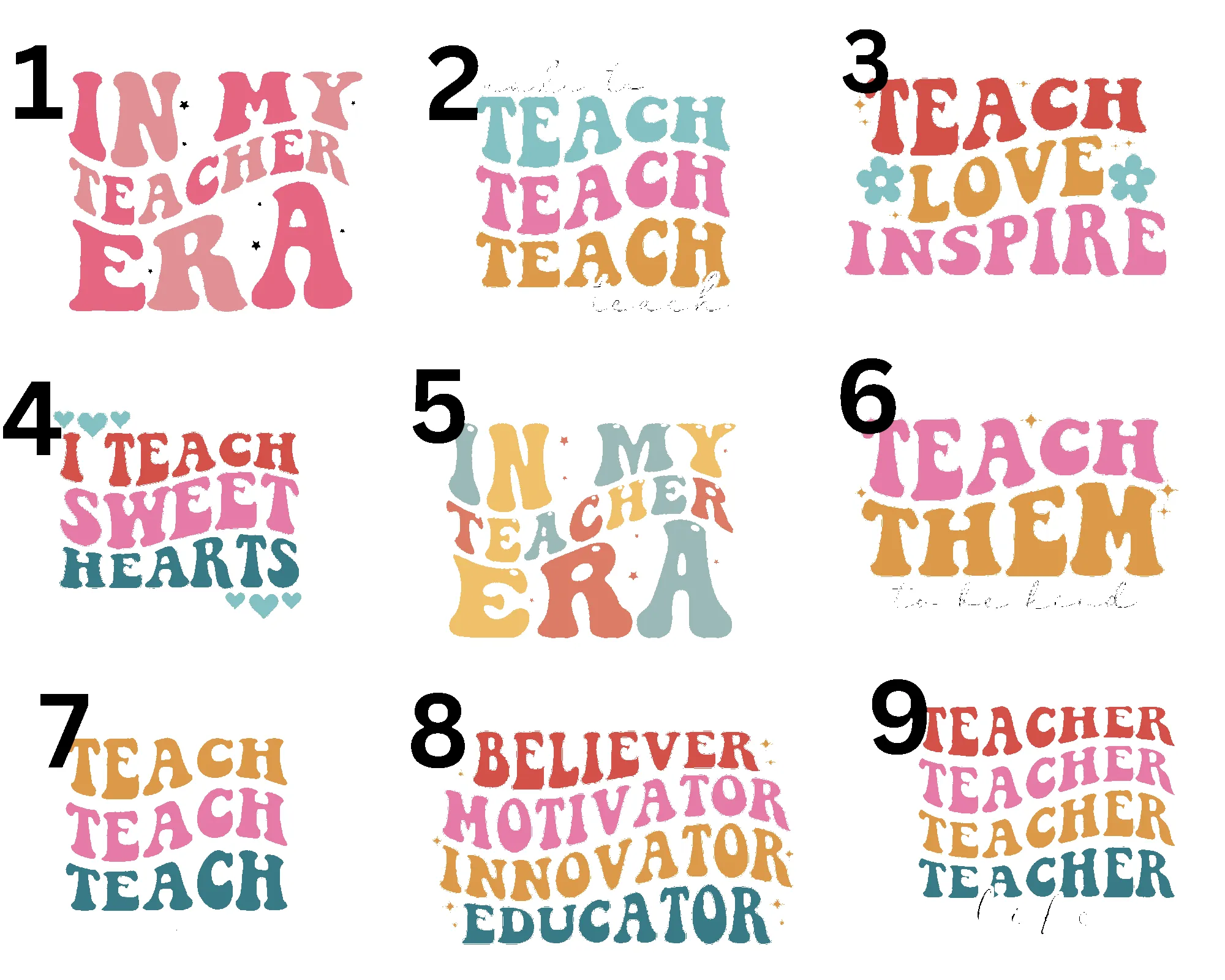 Retro Teacher Tees sold by Roxie’s Picks product image thumbnail 4