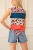 Animal Color Block Knit Tank sold by Roxie’s Picks