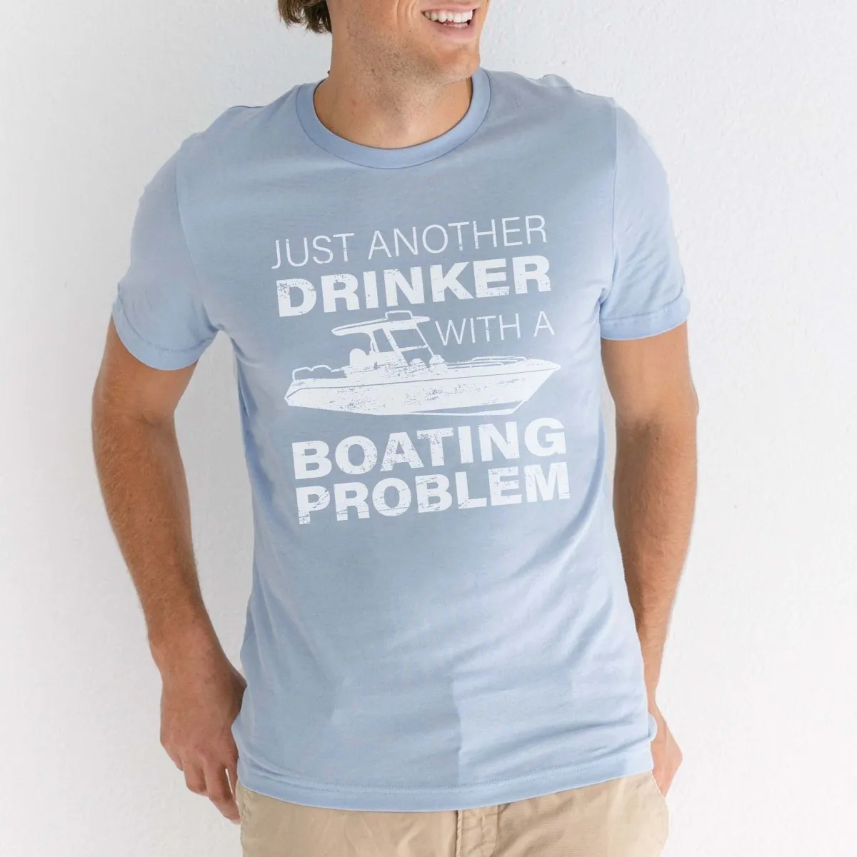 Drinker With A Boating Problem Tee sold by Roxie’s Picks product image thumbnail 3