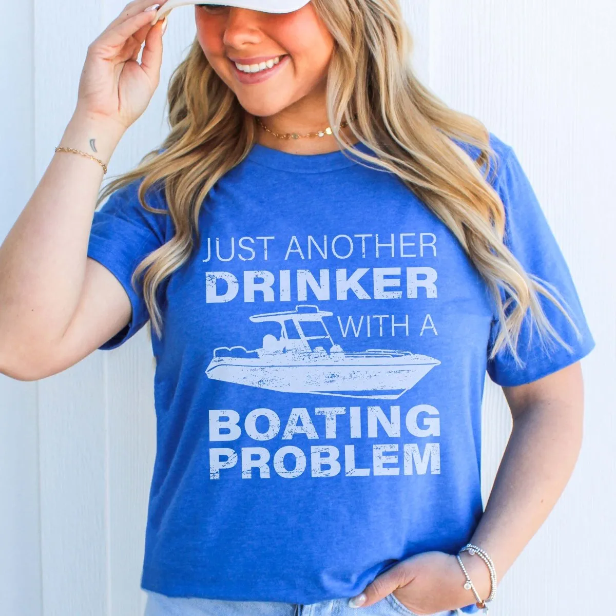 Drinker With A Boating Problem Tee sold by Roxie’s Picks product image thumbnail 5