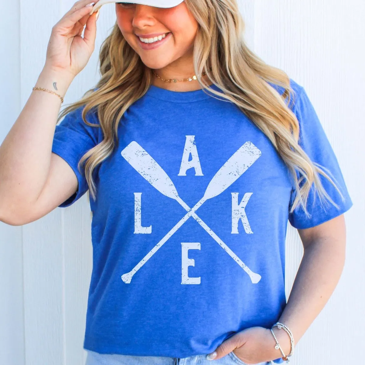 Lake Crossed Oars Tee sold by Roxie’s Picks product image thumbnail 4