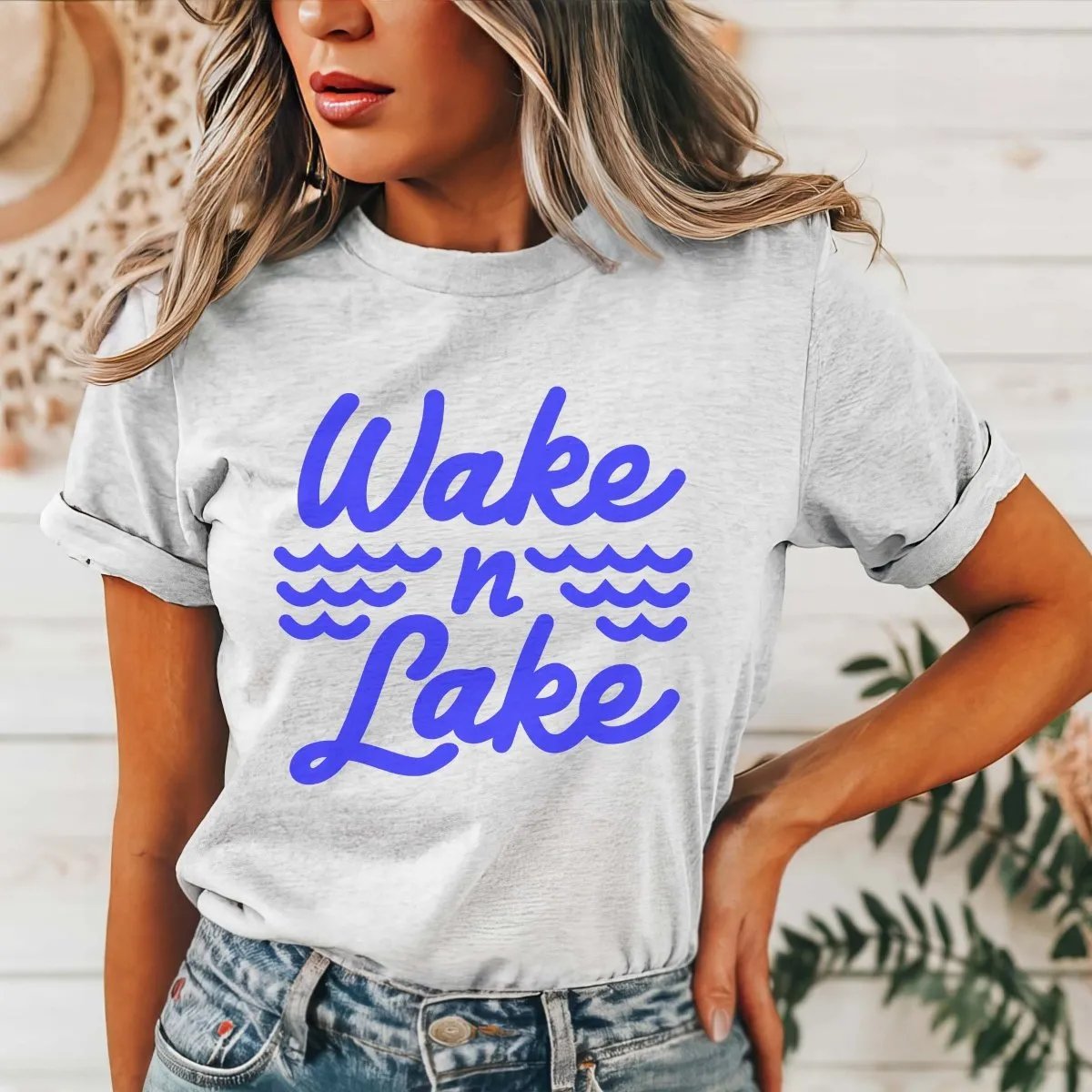 Wake n Lake Tee sold by Roxie’s Picks product image thumbnail 3