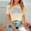 Lake Girl With Bow Comfort Color Tee sold by Roxie’s Picks