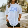 Lake Girl With Bow Comfort Color Tee sold by Roxie’s Picks