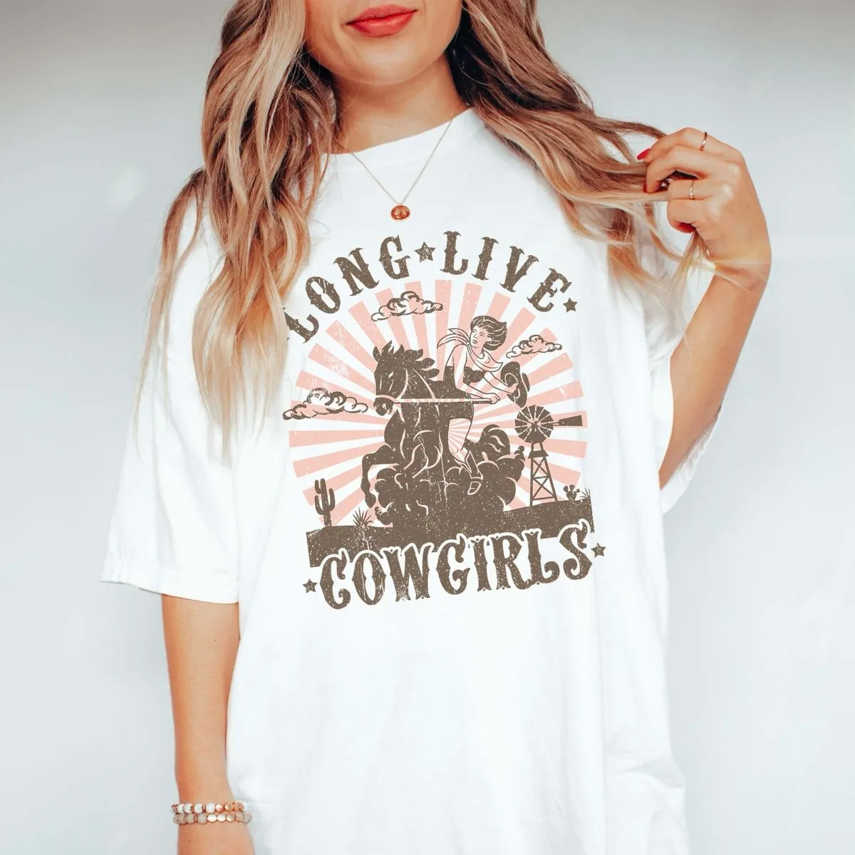 Long Live Cowgirls Comfort Color Tee sold by Roxie’s Picks