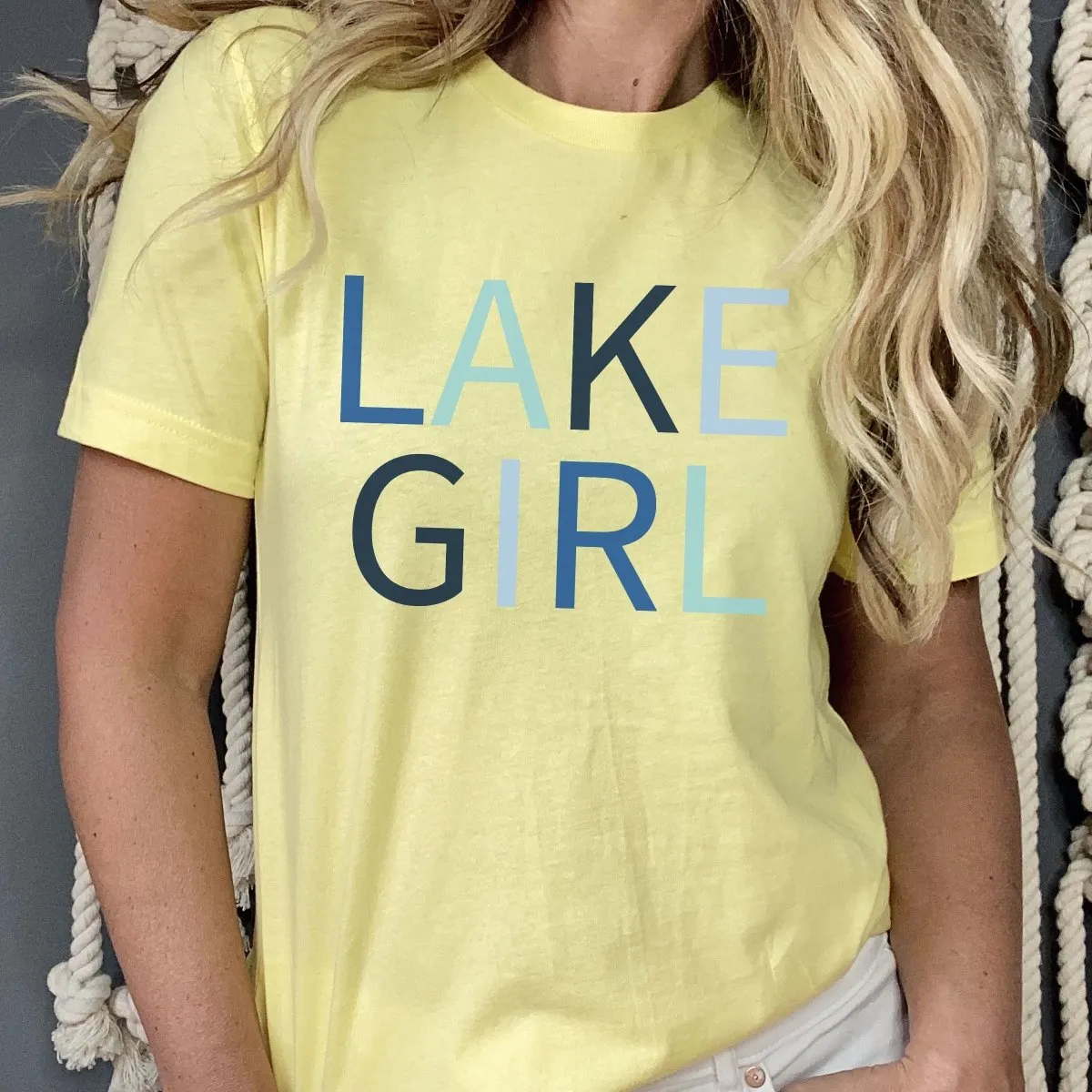 Lake Girl Blue Tee sold by Roxie’s Picks product image thumbnail 2
