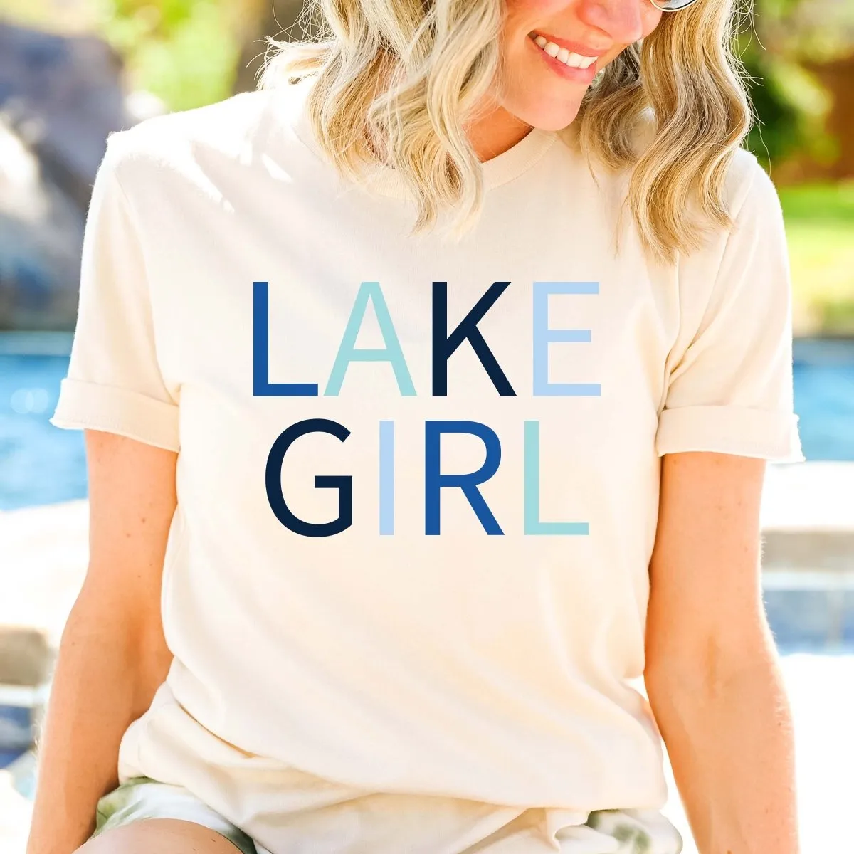 Lake Girl Blue Tee sold by Roxie’s Picks product image thumbnail 3