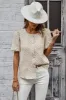 Pearl Adorned Textured Shirt sold by Roxie’s Picks