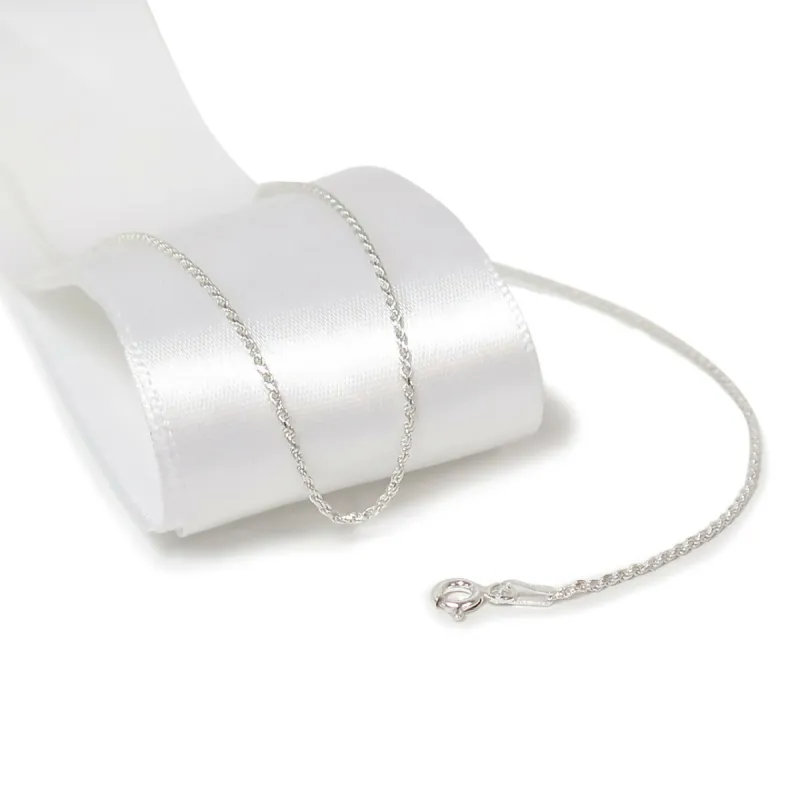 Italian Solid Sterling Silver Rope Chain sold by Roxie’s Picks