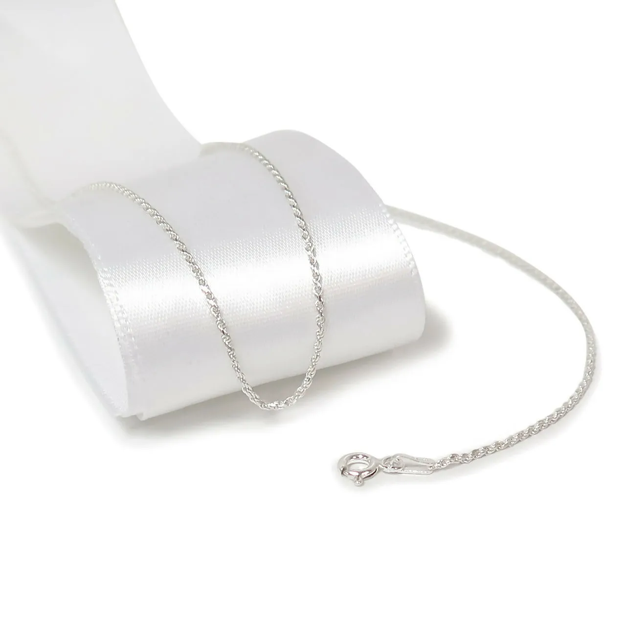 Italian Solid Sterling Silver Rope Chain sold by Roxie’s Picks