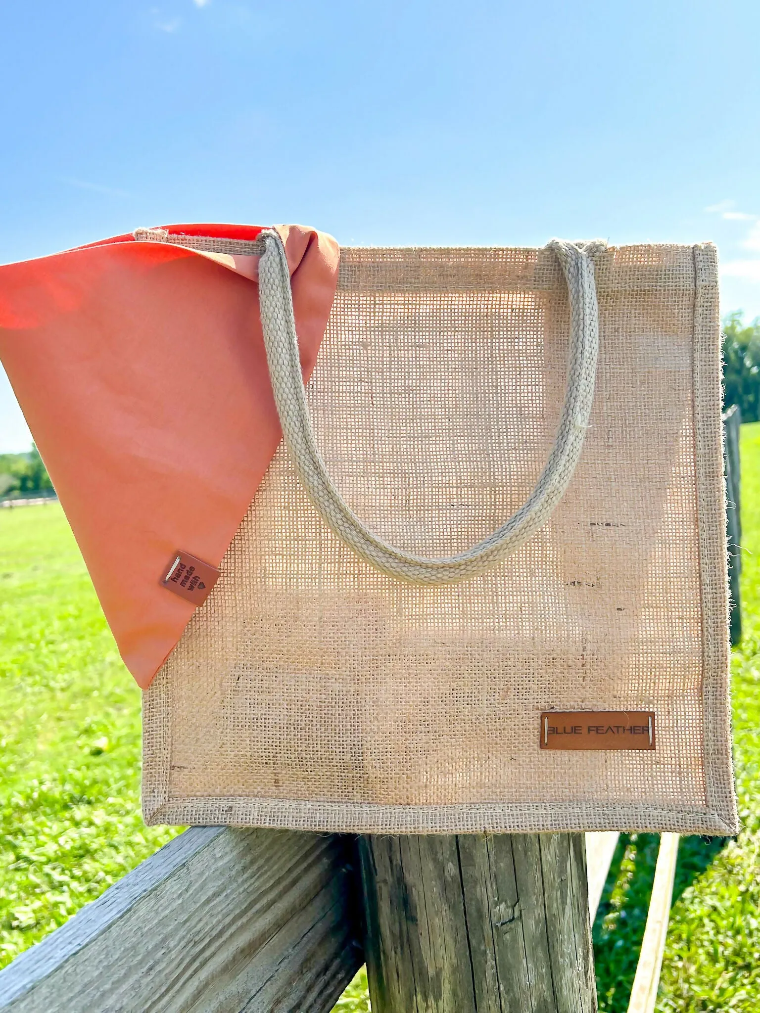 Medium YUTE Bag with Chic Cotton Handles - Tote Bag | For Mom | Reusable sold by Roxie’s Picks