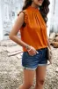 Elegance in Ruffles Cap Sleeve Blouse sold by Roxie’s Picks