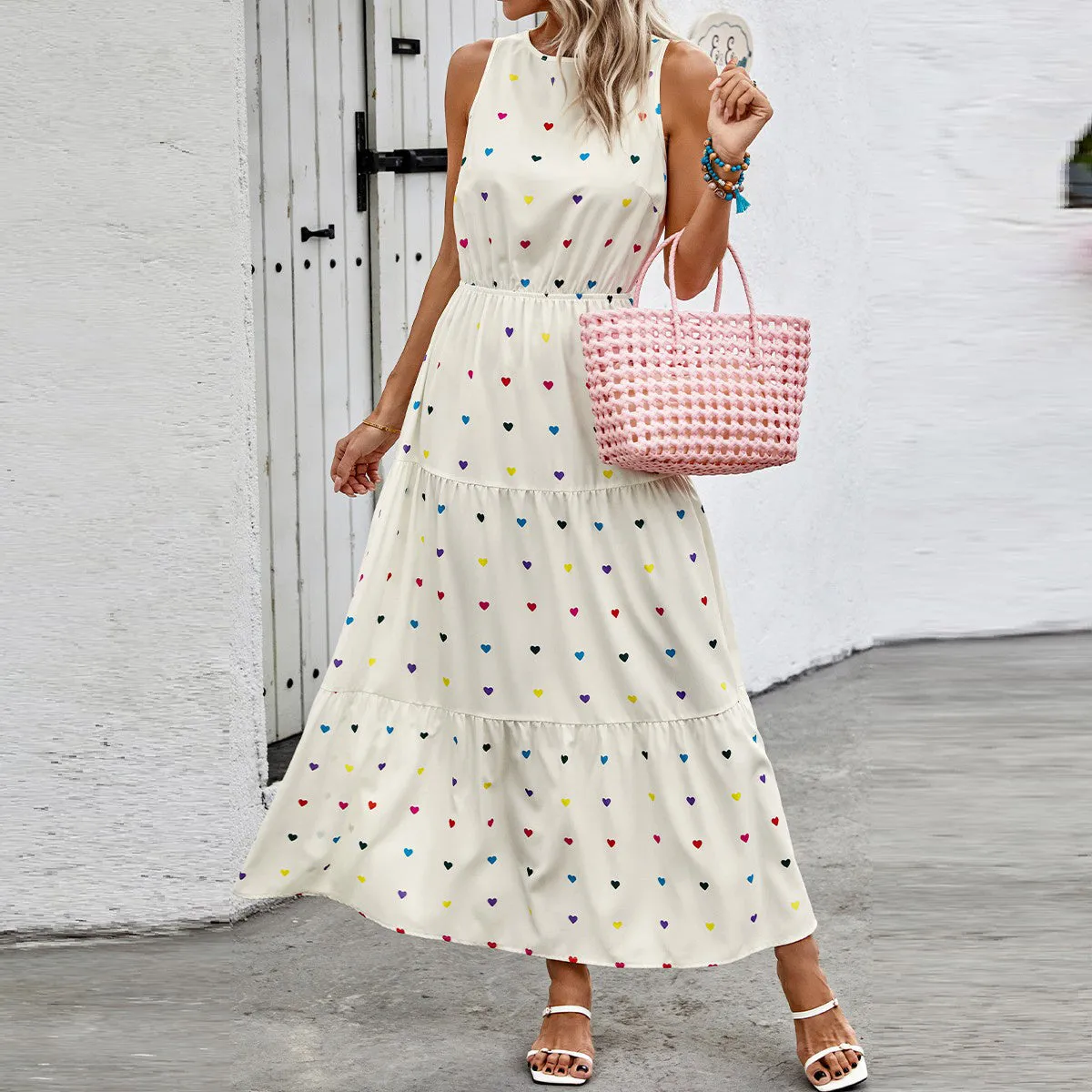 Heartfelt Whimsy Maxi Dress sold by Roxie’s Picks