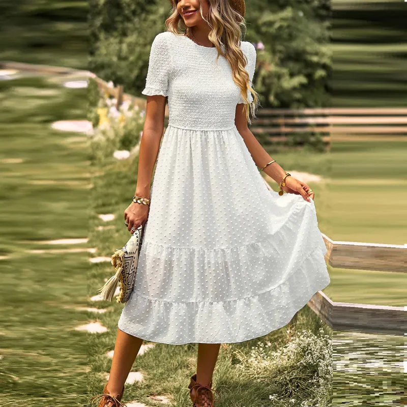 Smocked Bliss Midi Delight sold by Roxie’s Picks