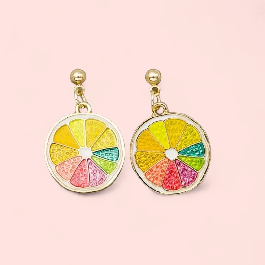 Lemon Slice Citrus Earrings sold by Roxie’s Picks product image thumbnail 2
