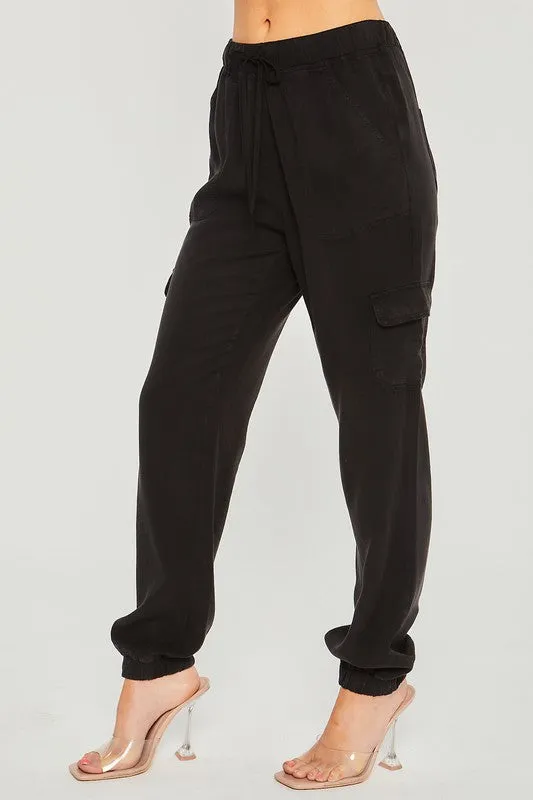 Aimee Tencel Cargo Pocketed Joggers sold by Roxie’s Picks product image thumbnail 5