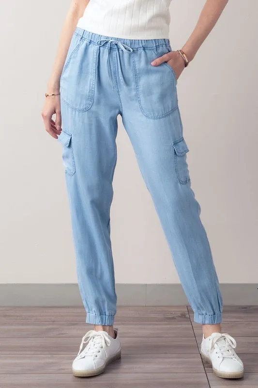 Aimee Tencel Cargo Pocketed Joggers sold by Roxie’s Picks product image thumbnail 3