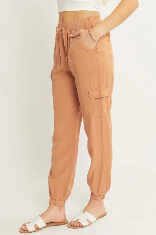Aimee Tencel Cargo Pocketed Joggers sold by Roxie’s Picks product image thumbnail 4