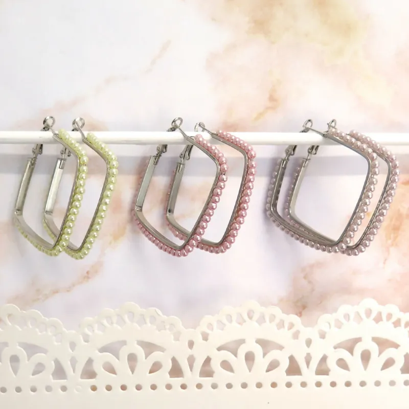 Pearl Hoop Earrings sold by Roxie’s Picks