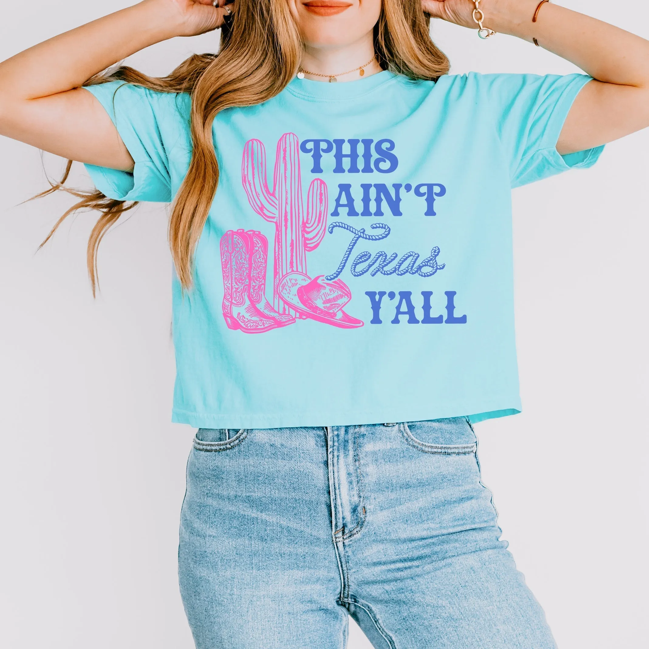 This Ain't Texas | Relaxed Fit Cropped Tee sold by Roxie’s Picks