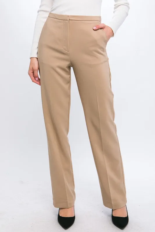 Milah Solid Straight Leg Trouser Pants sold by Roxie’s Picks product image thumbnail 4