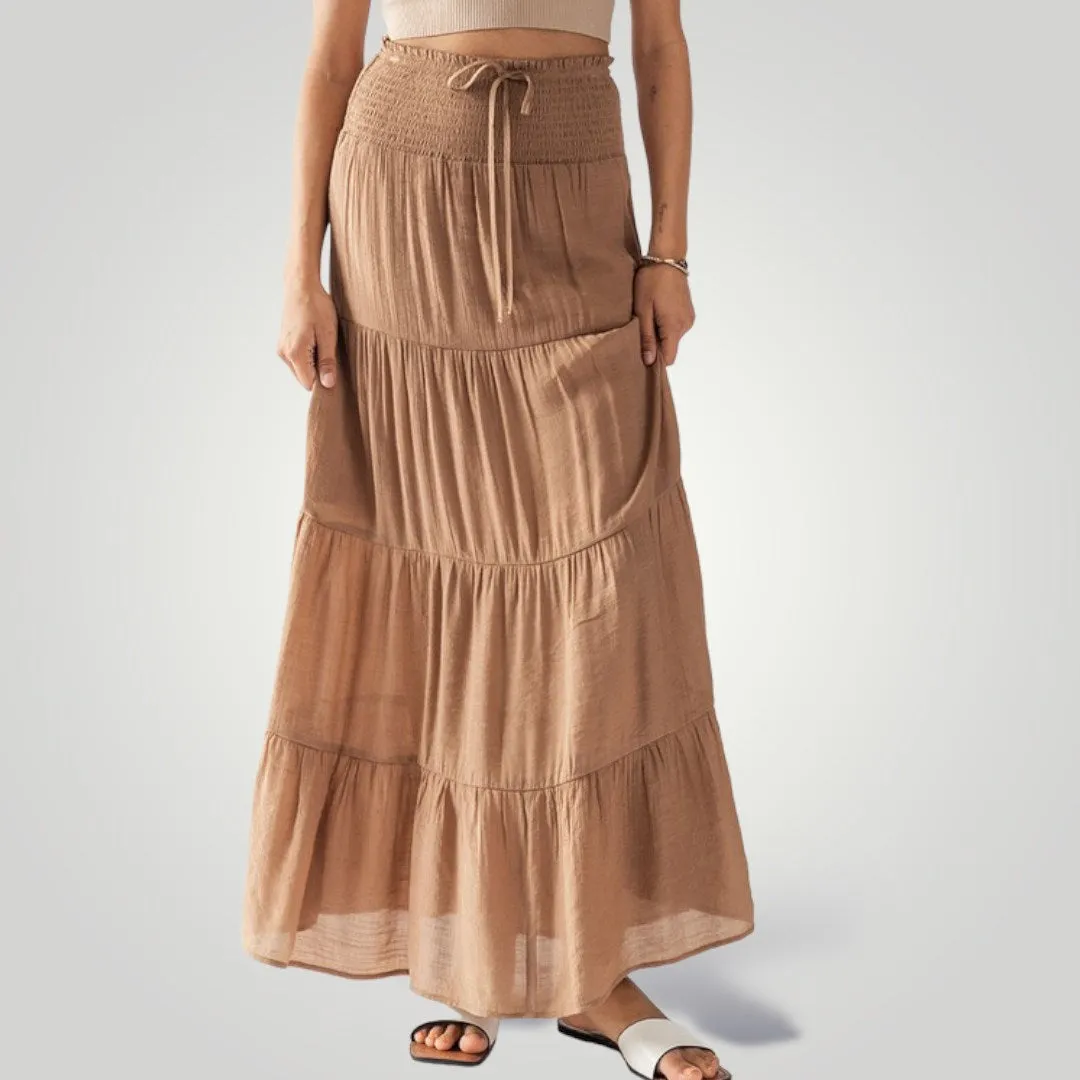 Ruffle Tiered Maxi Skirt sold by Roxie’s Picks