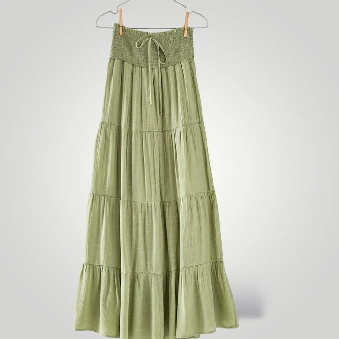 Ruffle Tiered Maxi Skirt sold by Roxie’s Picks product image thumbnail 5