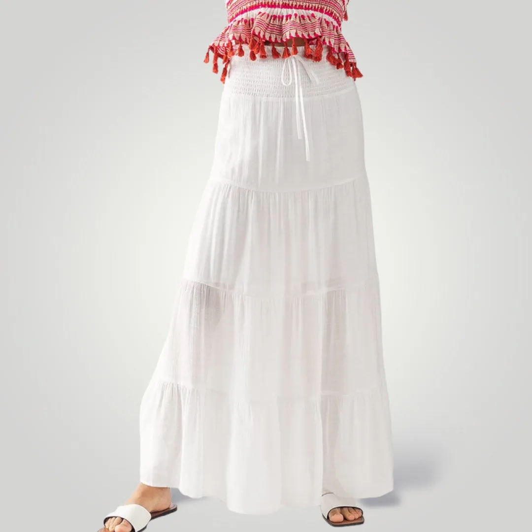 Ruffle Tiered Maxi Skirt sold by Roxie’s Picks product image thumbnail 2