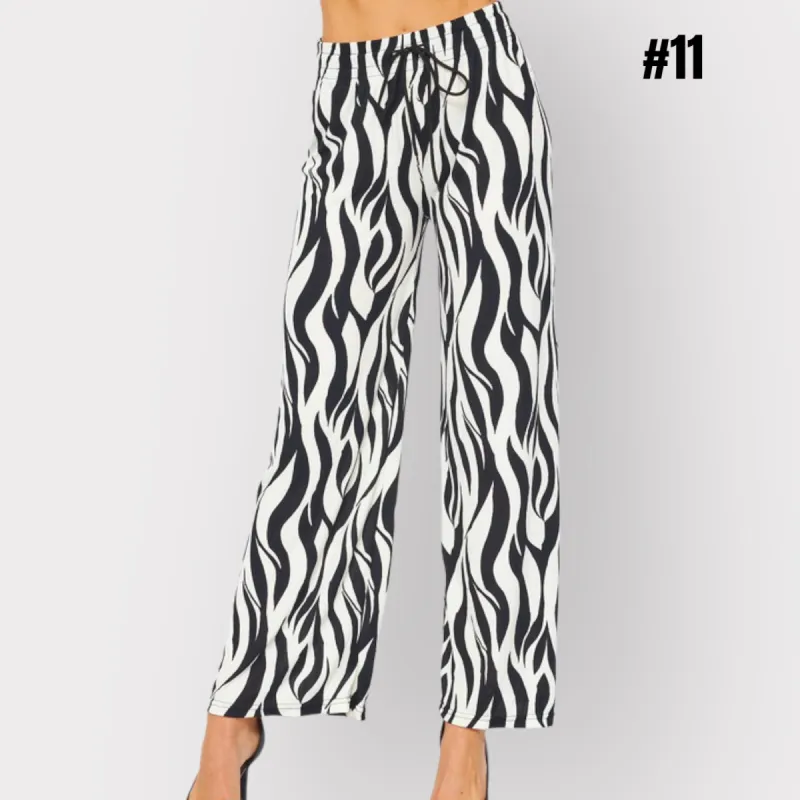 High Rise Drawstring Textured Print Pants sold by Roxie’s Picks