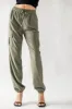 Natalia Elastic Drawstring Cargo Pocket Jogger sold by Roxie’s Picks