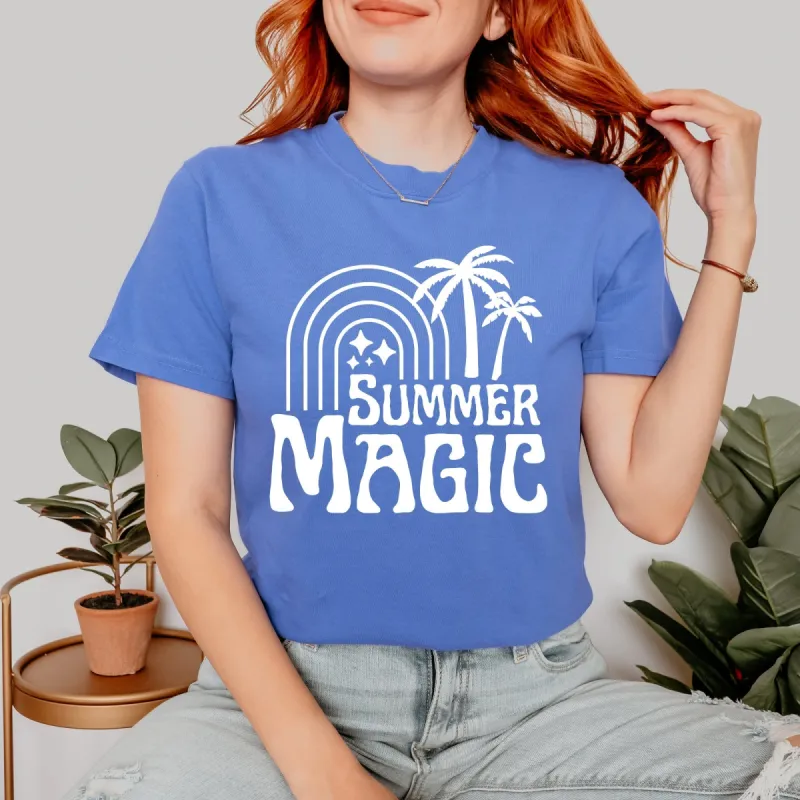 Summer Magic | Garment Dyed Short Sleeve Tee sold by Roxie’s Picks