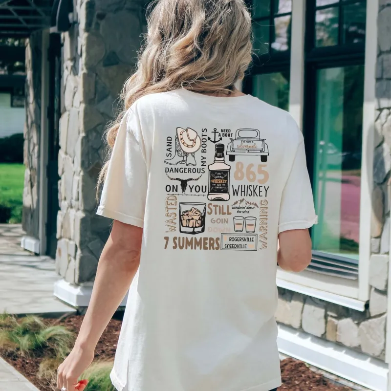 Wallen Collage Back Design Comfort Color Tee sold by Roxie’s Picks