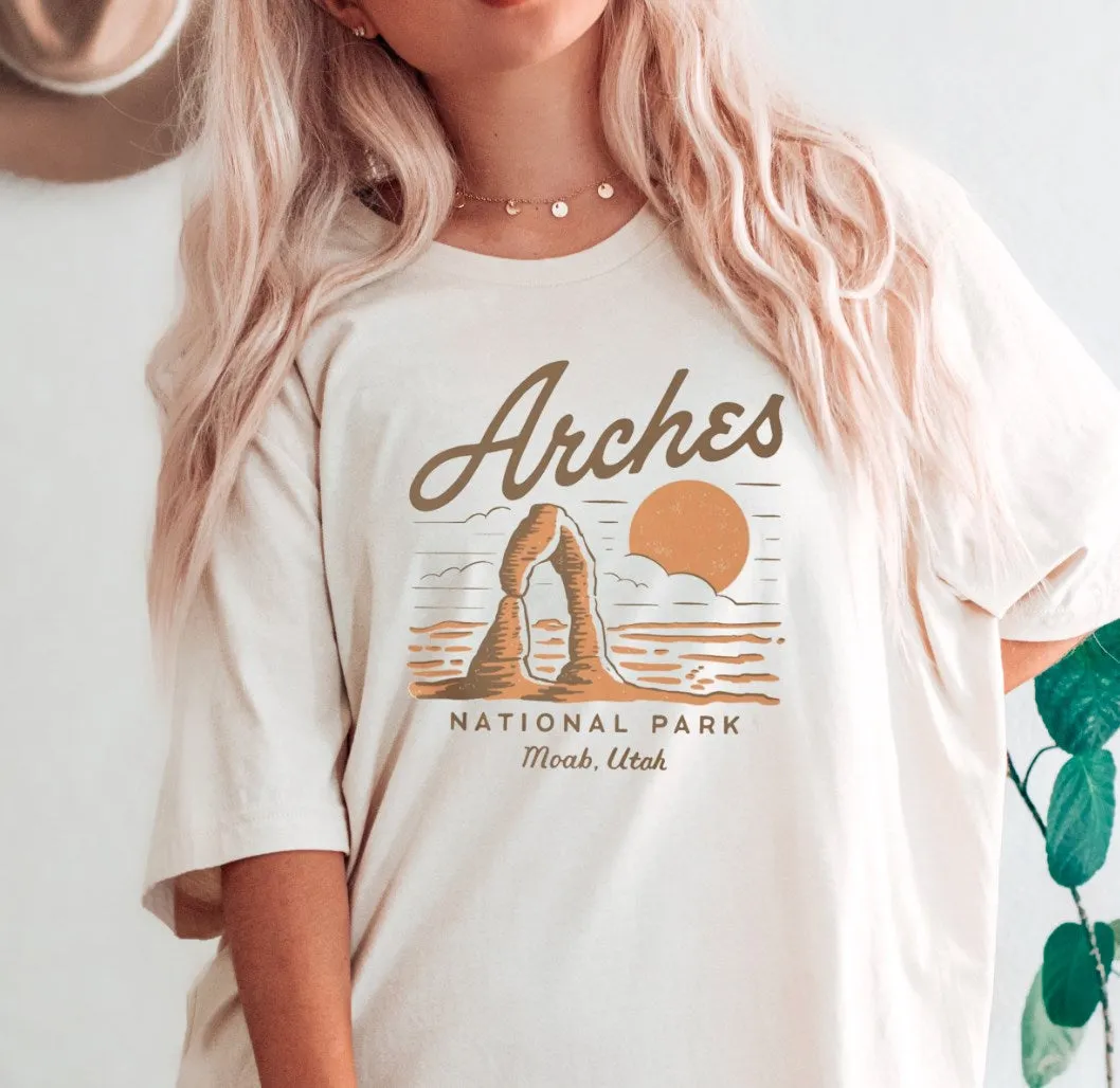 Arches National Park T-Shirt or Crew Sweatshirt sold by Roxie’s Picks