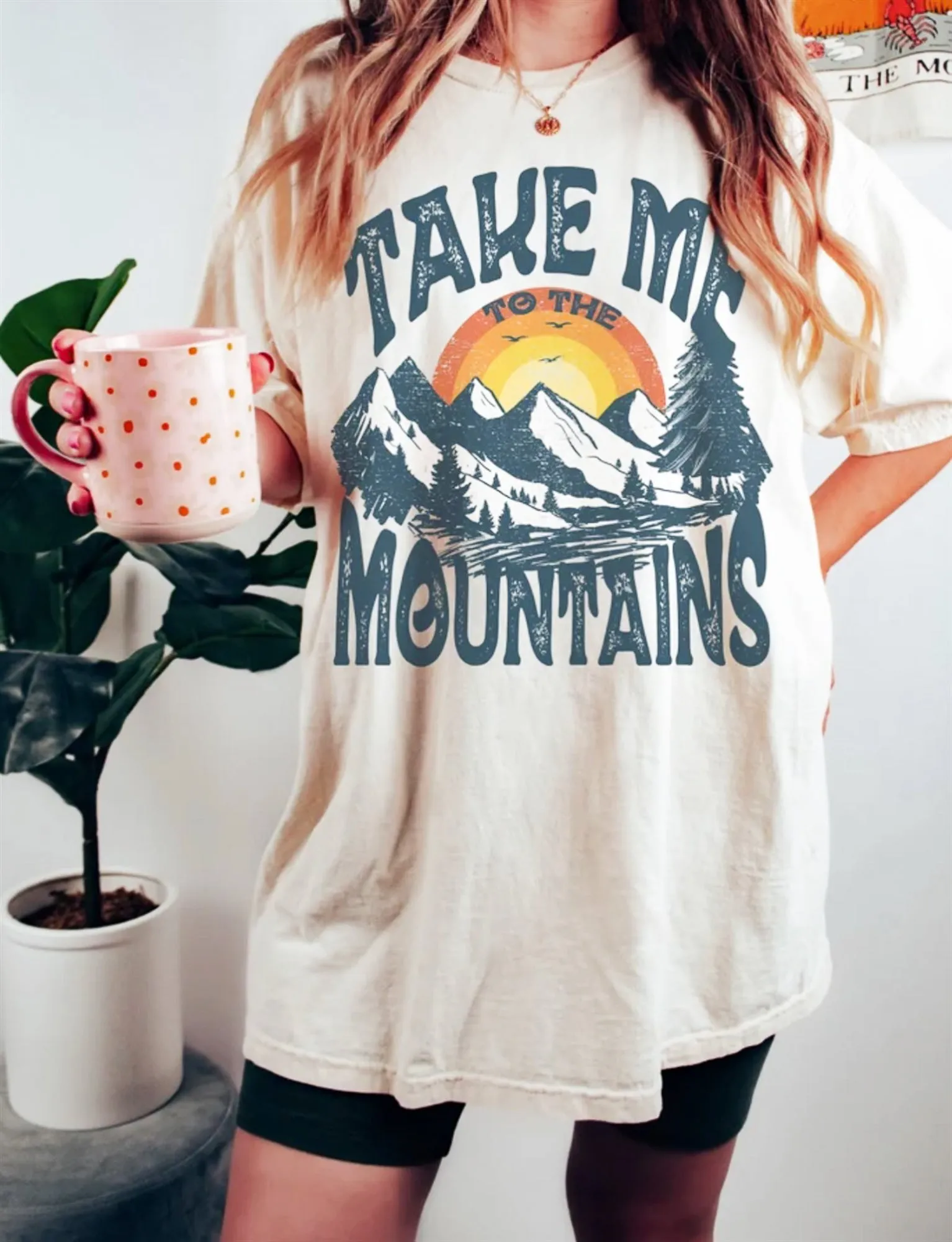 Take Me To The Mountains T-Shirt or Crew Sweatshirt sold by Roxie’s Picks