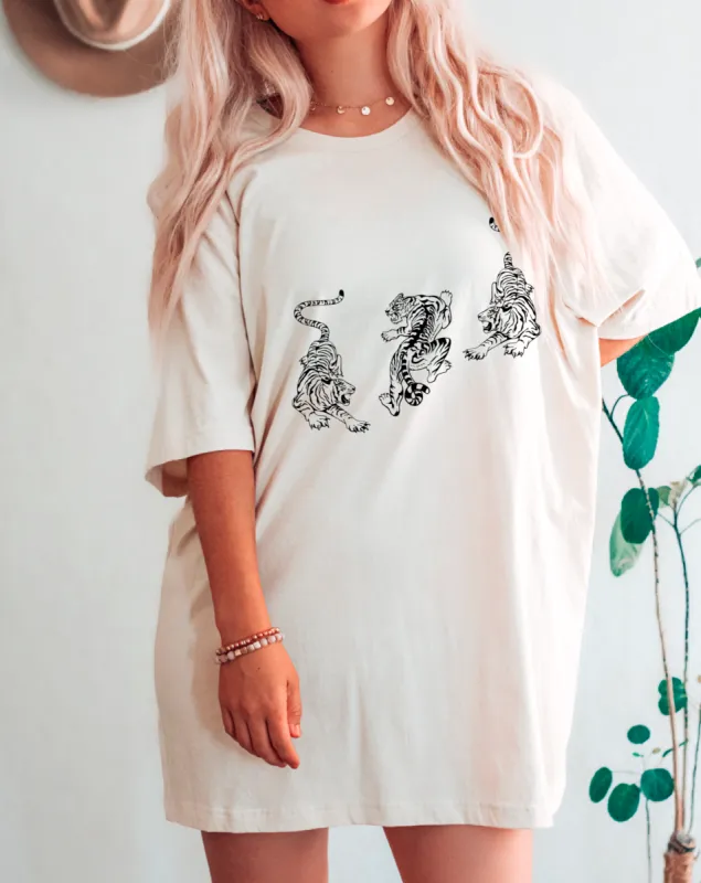 3 Tigers T-Shirt or Crew Sweatshirt sold by Roxie’s Picks