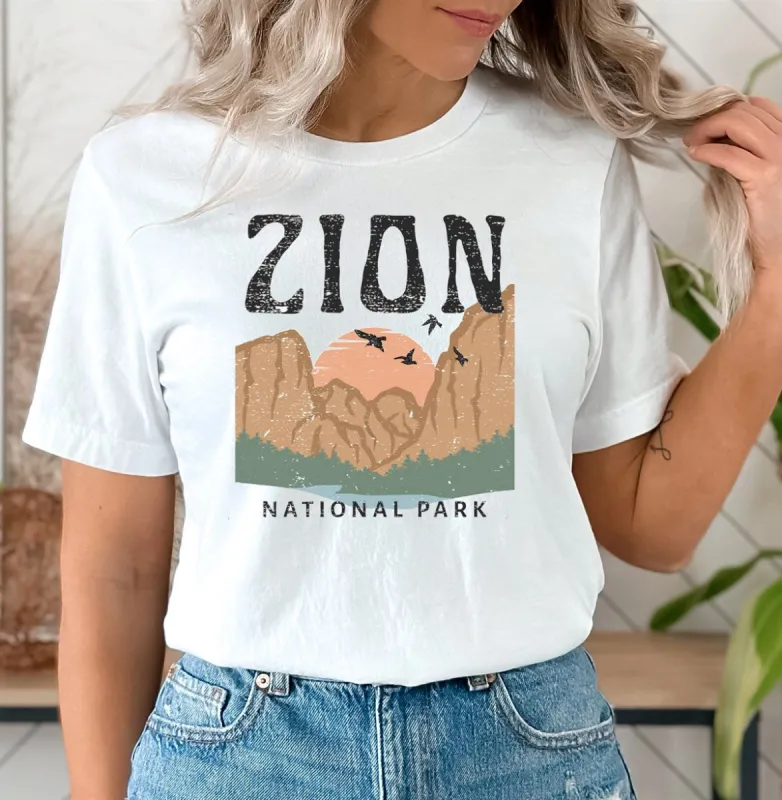 Zion National Park T-Shirt or Crew Sweatshirt sold by Roxie’s Picks
