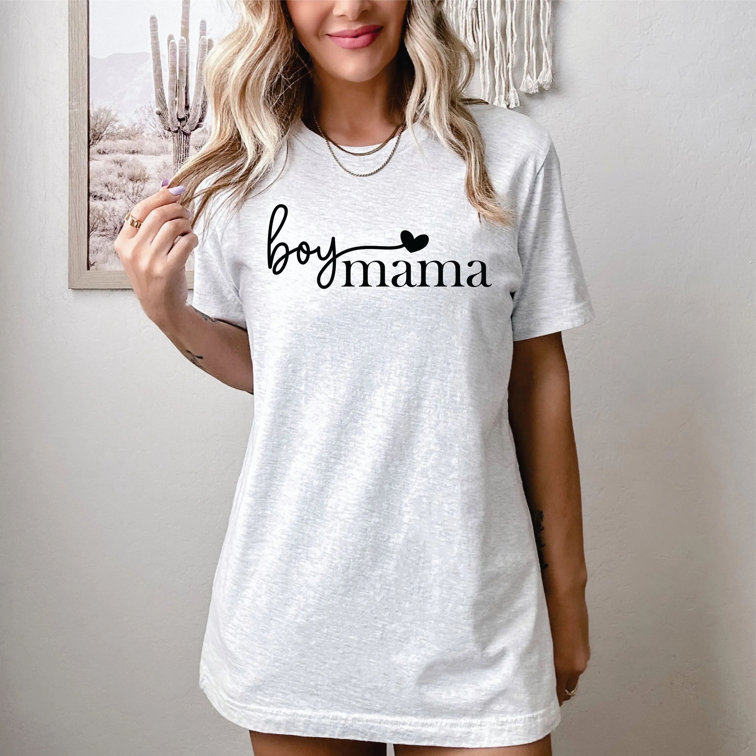 Boy Mama T-Shirt or Crew Sweatshirt sold by Roxie’s Picks product image thumbnail 2